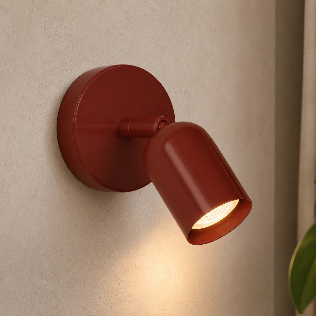 adjustable-spot-led-nordic-wall-light-red