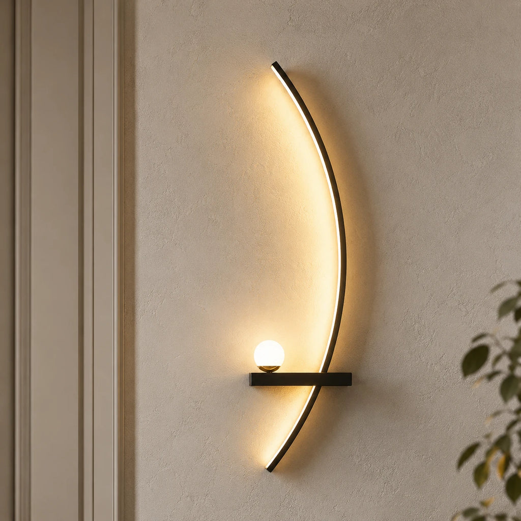 black-crescent-arc-led-bedside-modern-wall-light-right