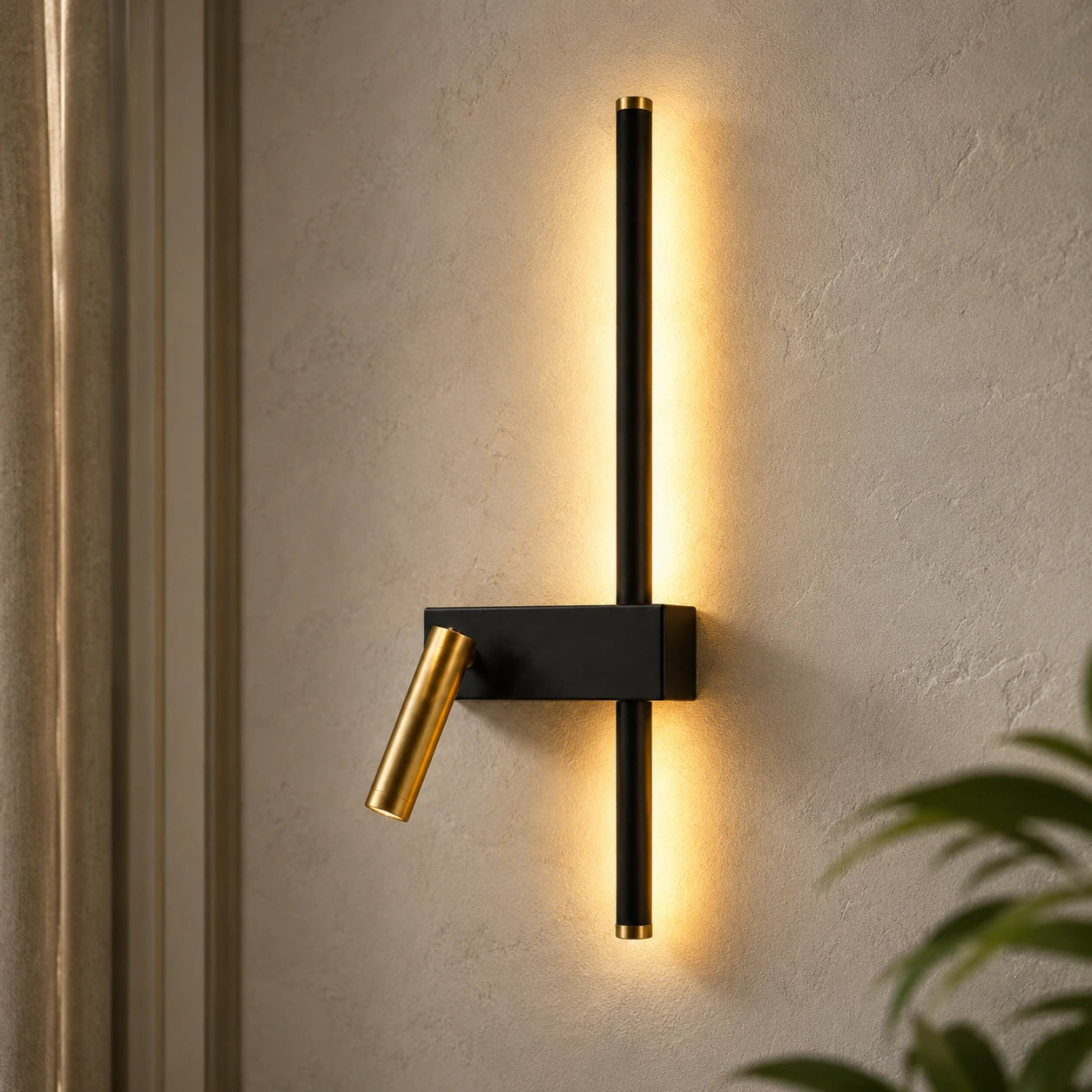 black-led-strip-spotlight-bedside-modern-wall-light-right