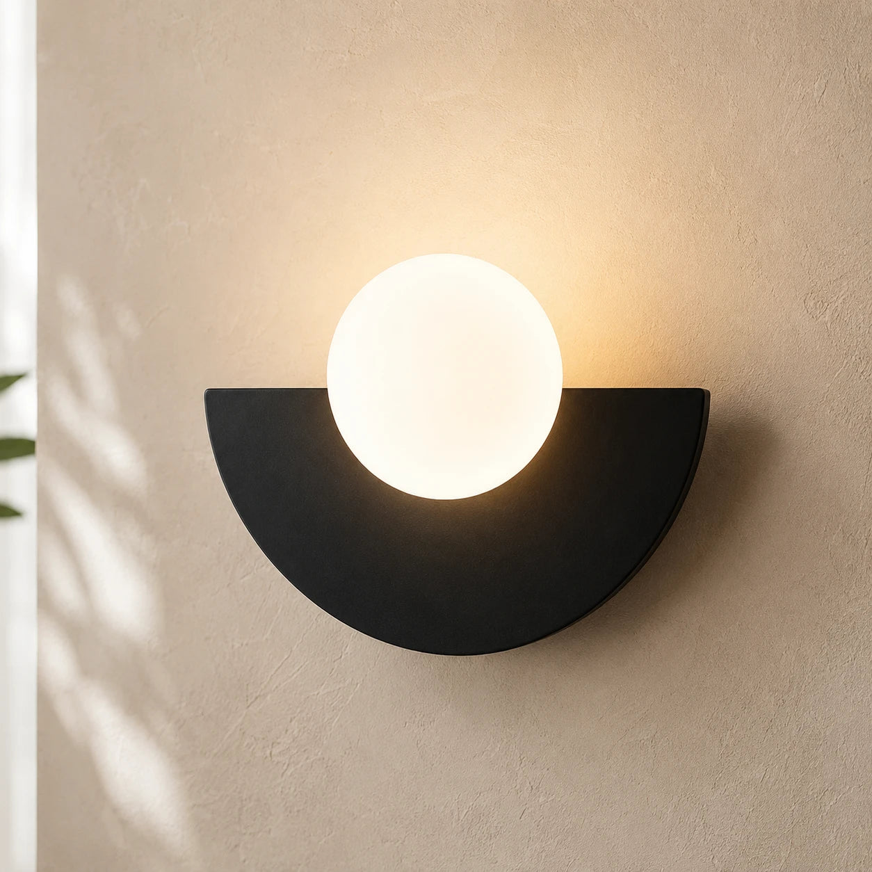 Colourful Glass Globe Nordic Wall Light