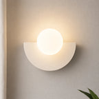Colourful Glass Globe Nordic Wall Light
