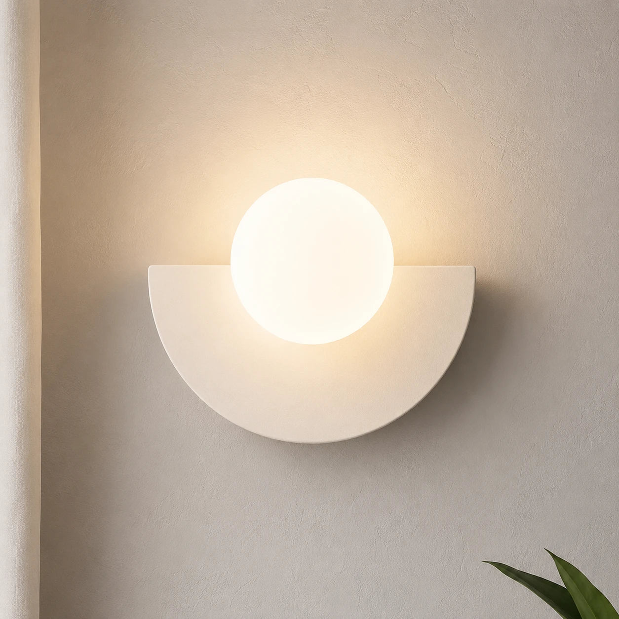 Colourful Glass Globe Nordic Wall Light