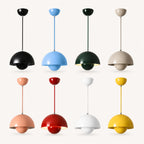 Colourful Scandinavian Mushroom Pendant Light