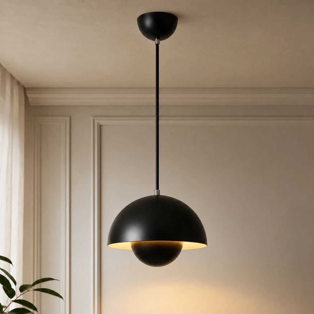 Colourful Scandinavian Mushroom Pendant Light