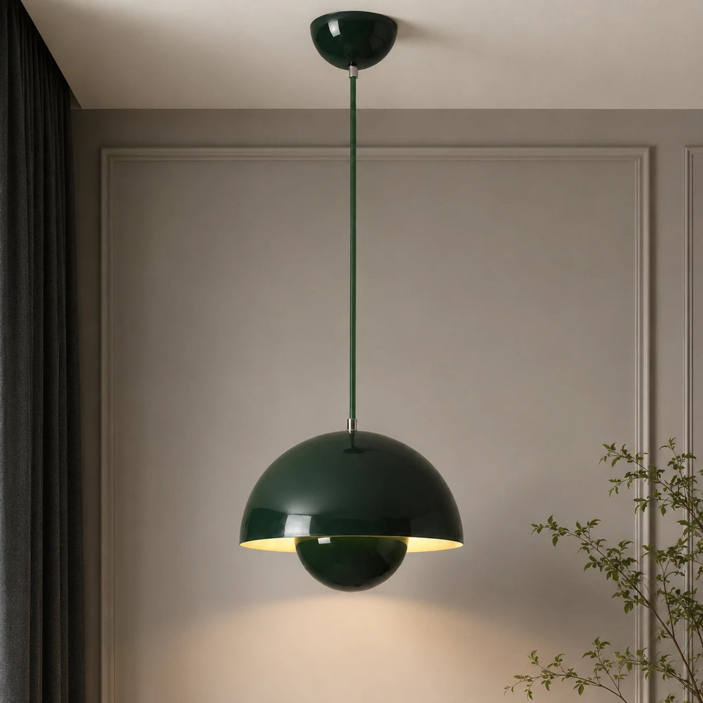 Colourful Scandinavian Mushroom Pendant Light