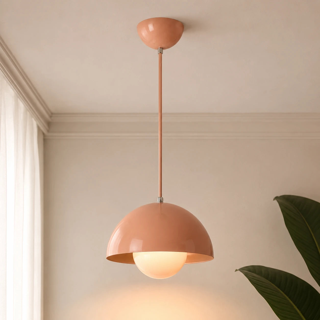 Colourful Scandinavian Mushroom Pendant Light