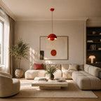 Colourful Scandinavian Mushroom Pendant Light