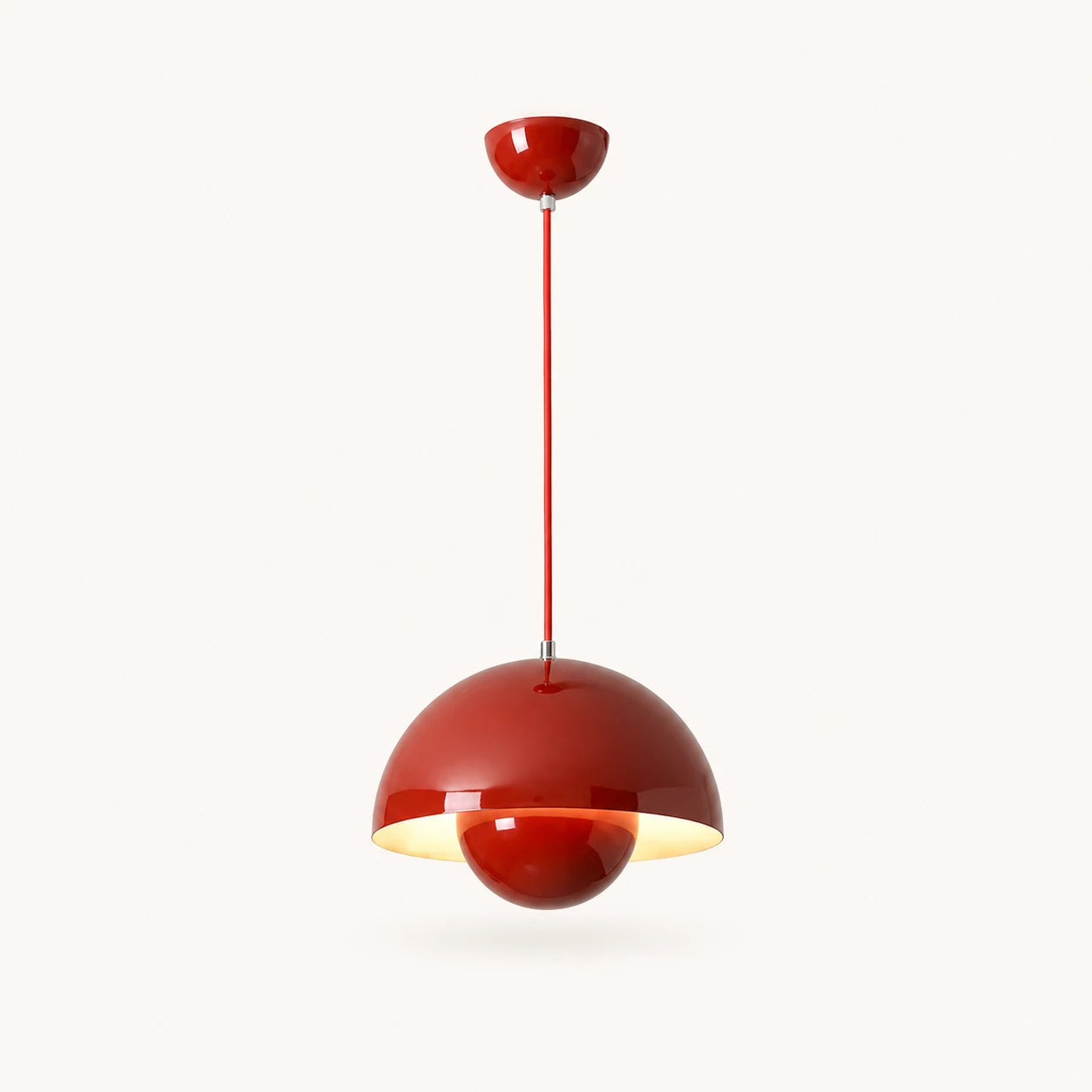 Colourful Scandinavian Mushroom Pendant Light