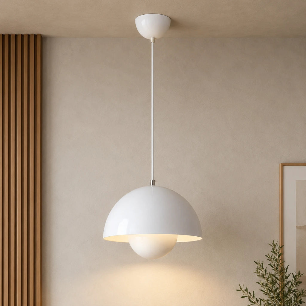 Colourful Scandinavian Mushroom Pendant Light