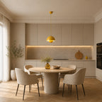 Colourful Scandinavian Mushroom Pendant Light