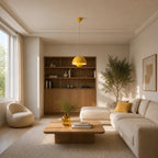 Colourful Scandinavian Mushroom Pendant Light