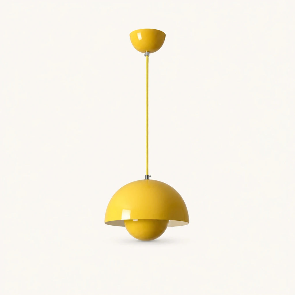 Colourful Scandinavian Mushroom Pendant Light
