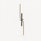 Geometric Two-Bar LED Modern Wall Light