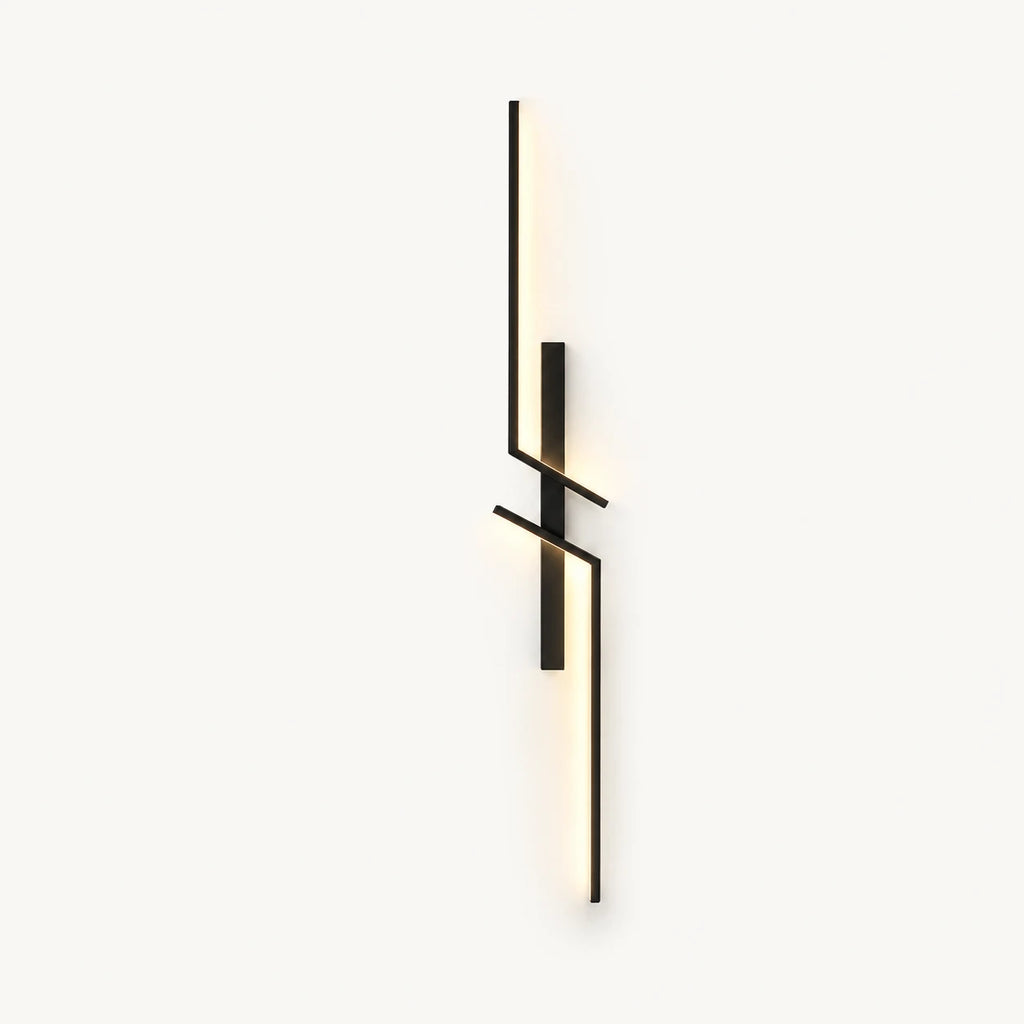 Geometric Two-Bar LED Modern Wall Light