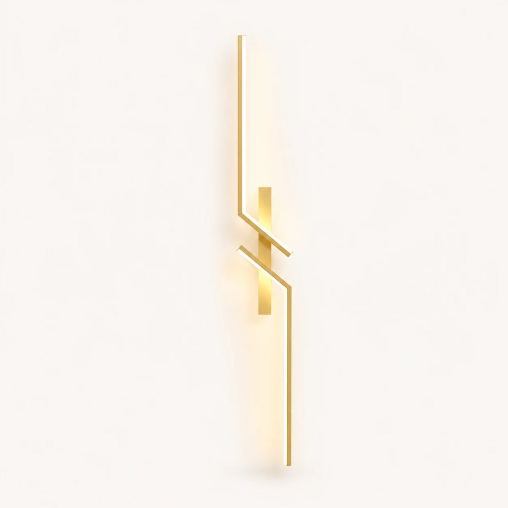Geometric Two-Bar LED Modern Wall Light