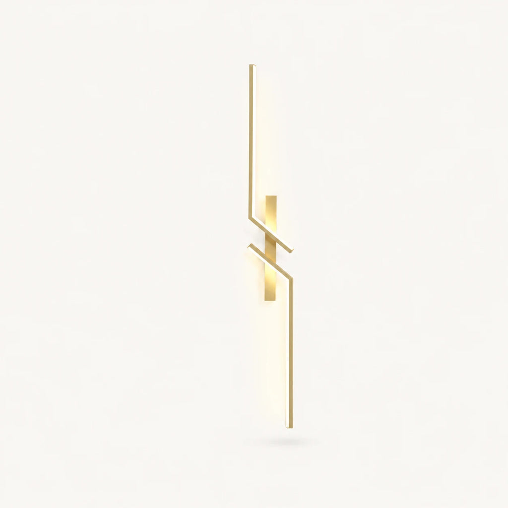Geometric Two-Bar LED Modern Wall Light