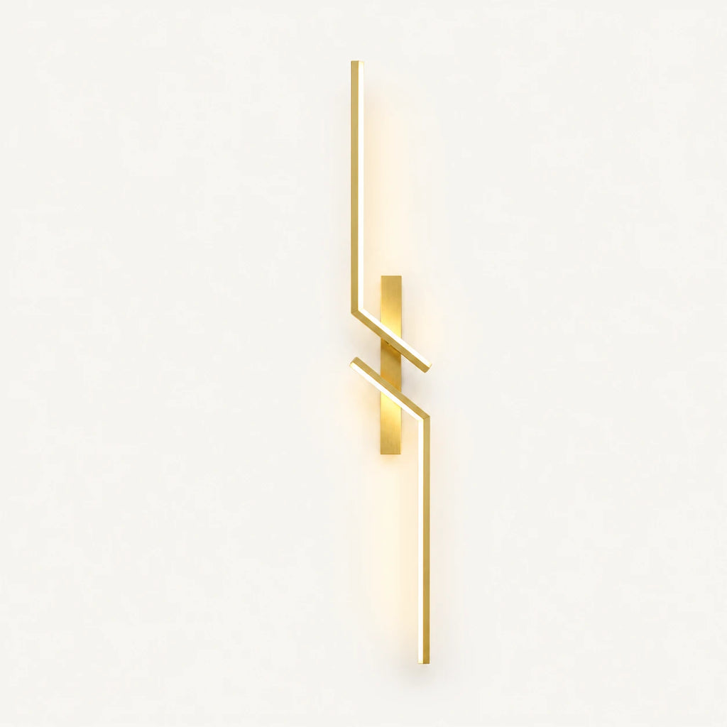 Geometric Two-Bar LED Modern Wall Light