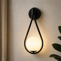 Glass Loop Arm Nordic Wall Sconce