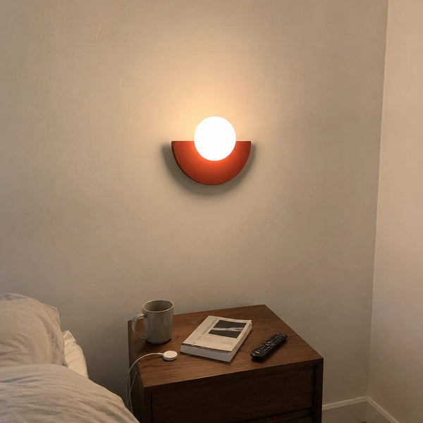 Gloam wall light in a customer home — 1