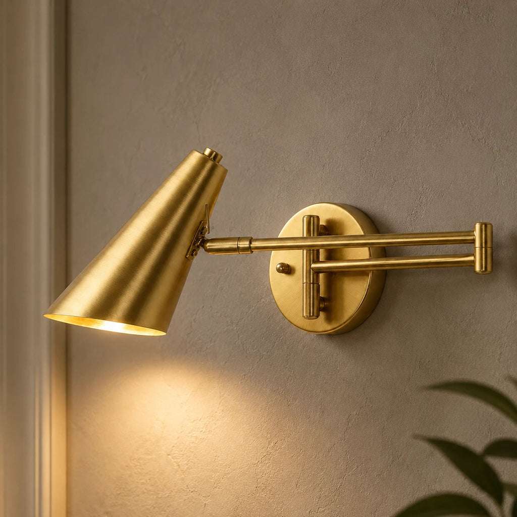 Industrial Swing Arm Wall Light