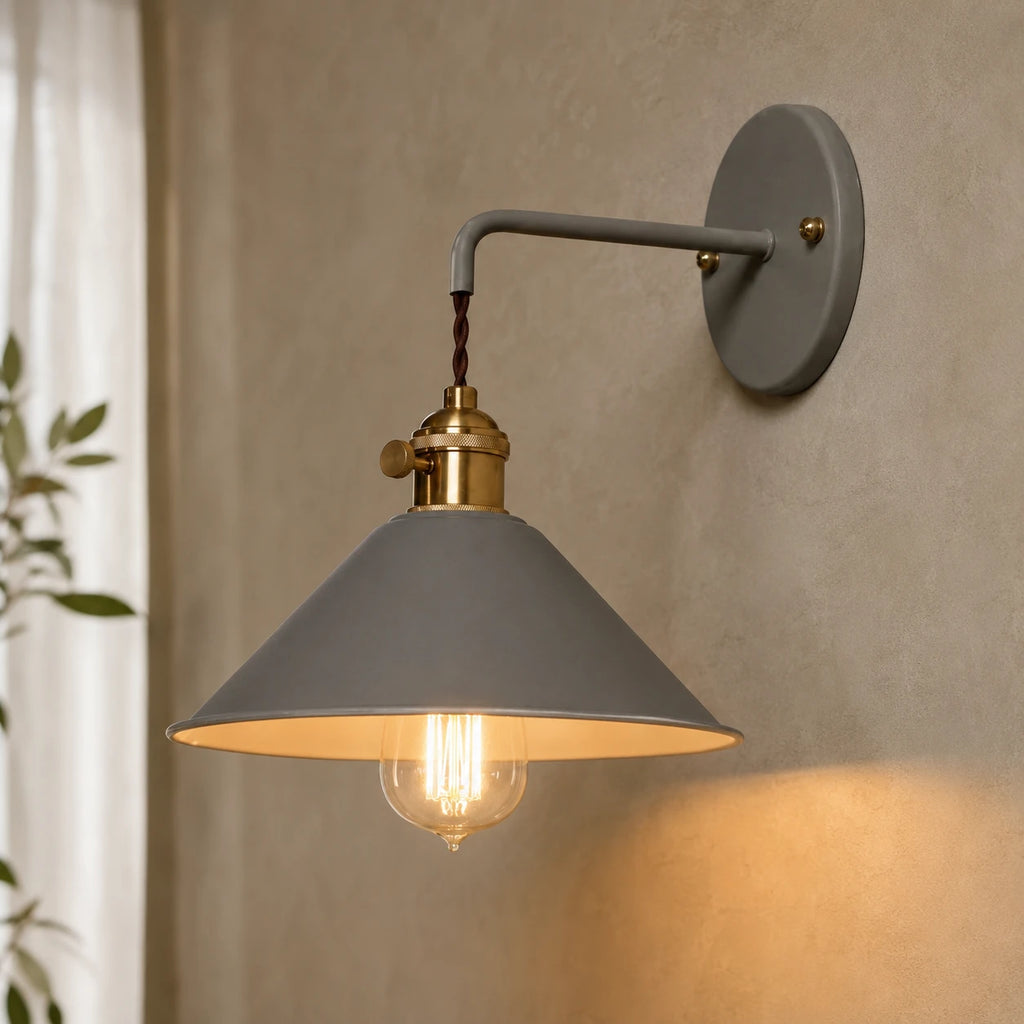 Macaron Cone Retro Wall Sconce