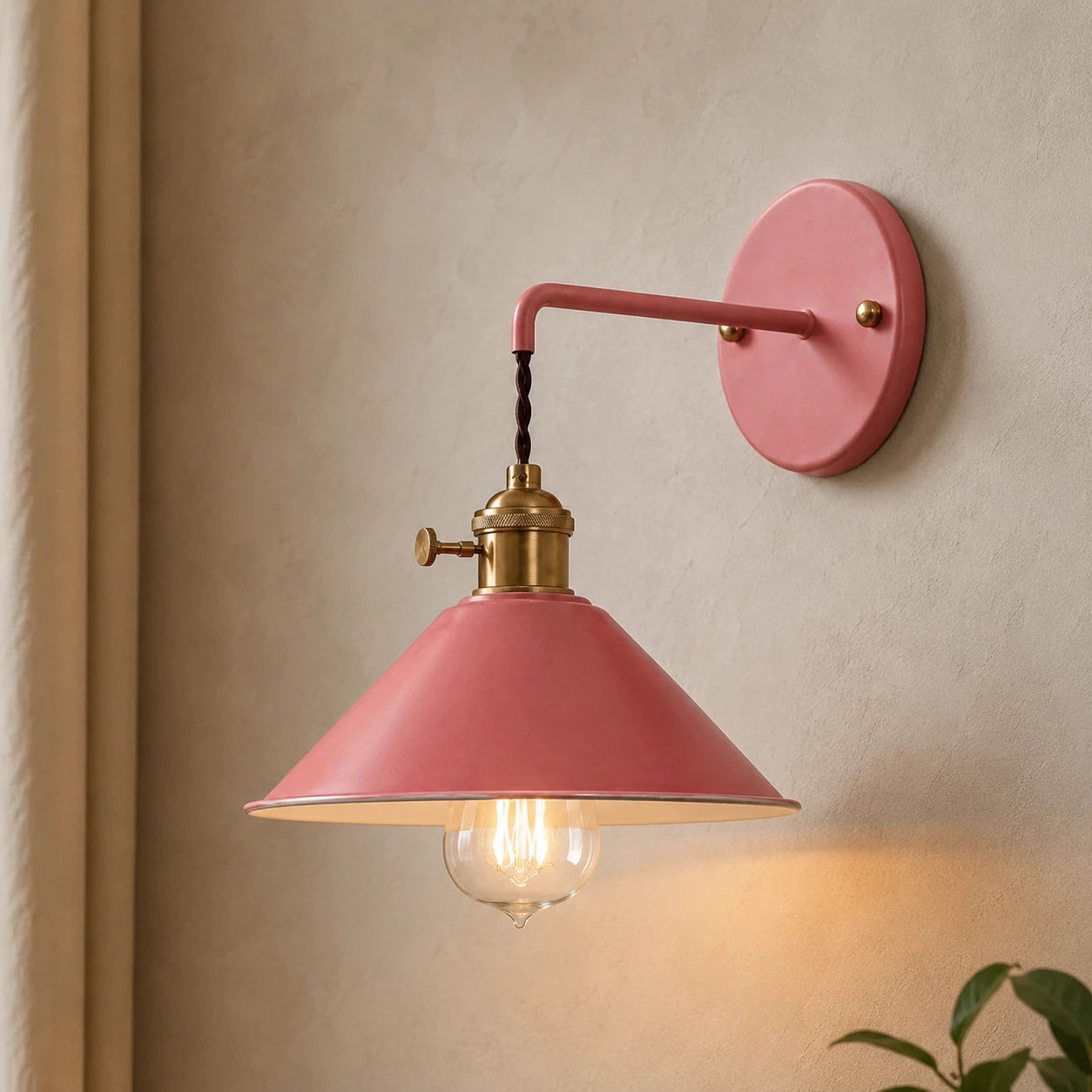 Macaron Cone Retro Wall Sconce