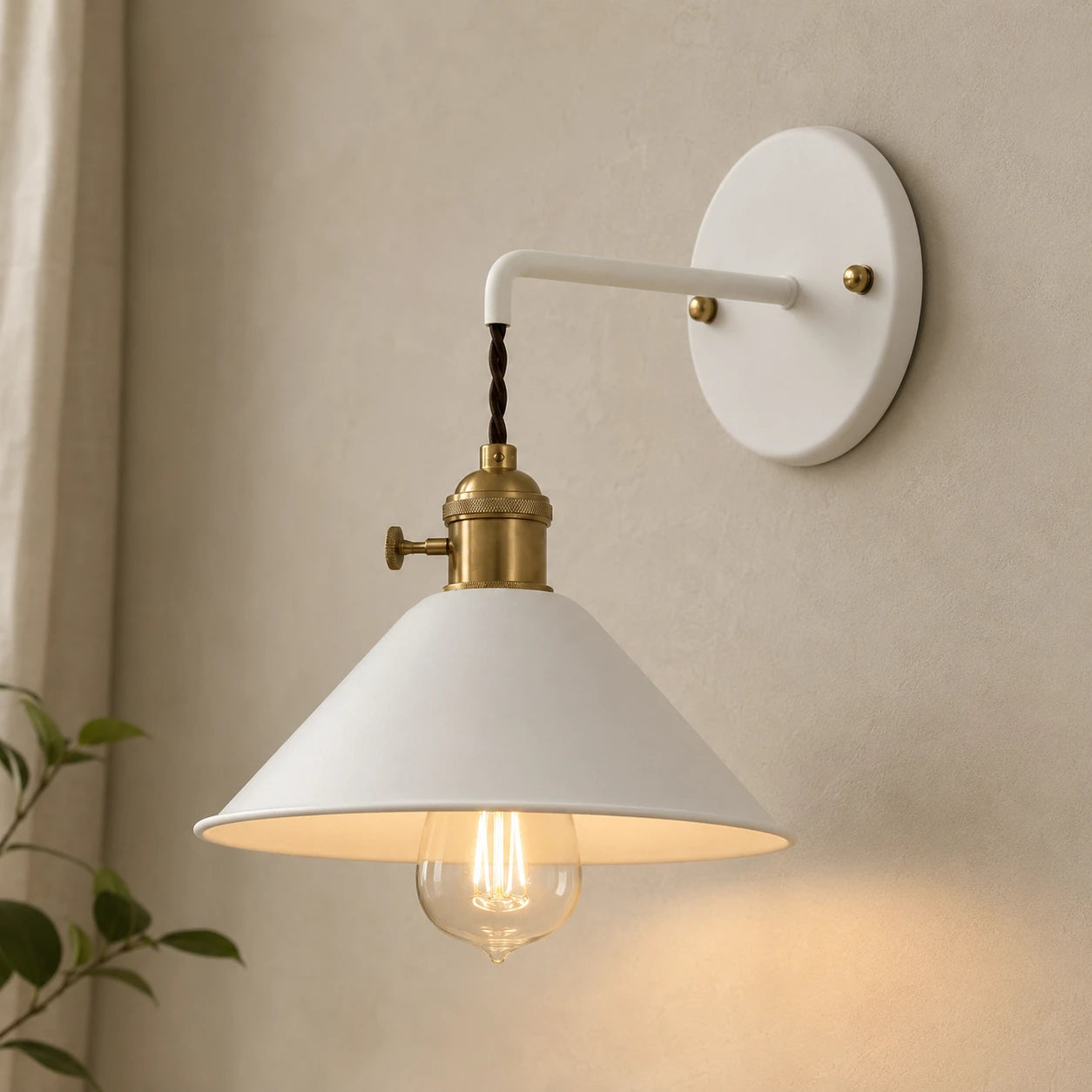Macaron Cone Retro Wall Sconce