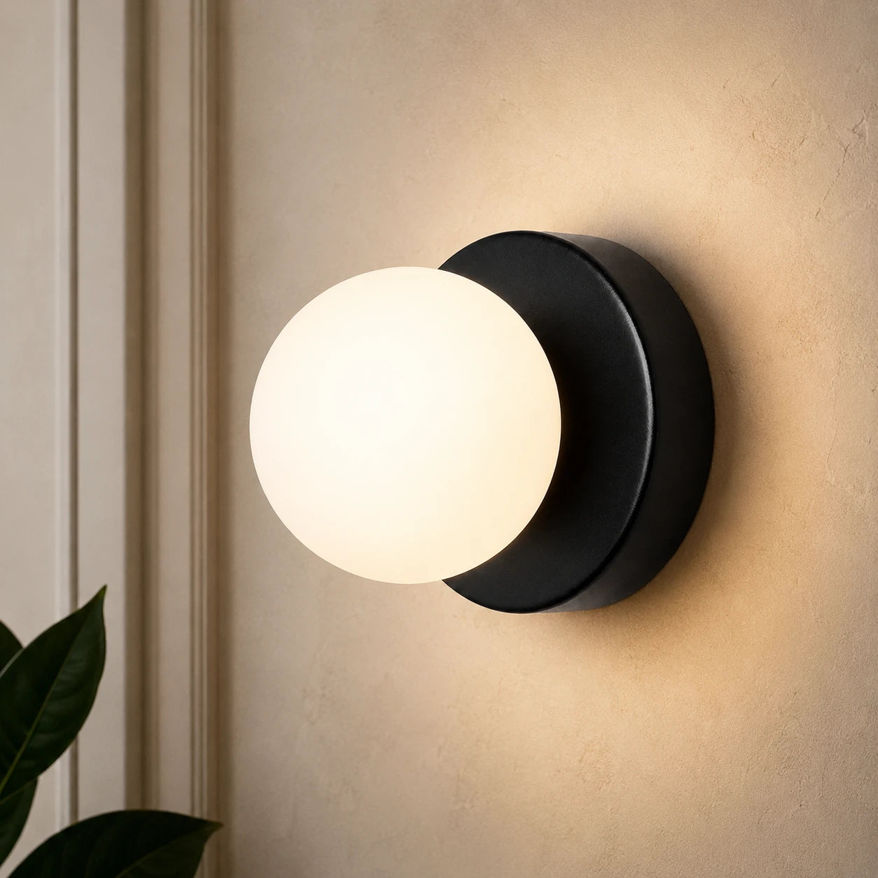 Mini Glass Orb Nordic Wall Light