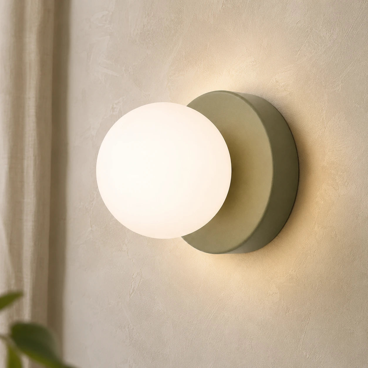 Mini Glass Orb Nordic Wall Light