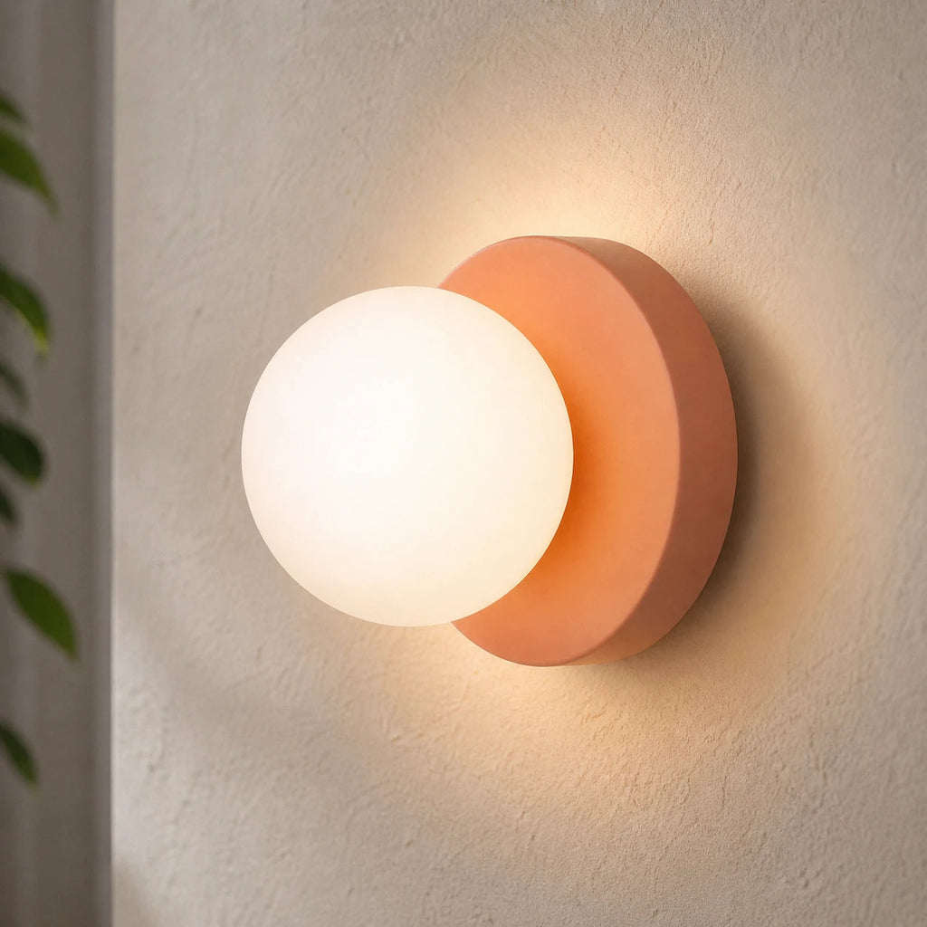 Mini Glass Orb Nordic Wall Light