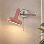 Pull Cord Swing Arm Reading Retro Wall Light