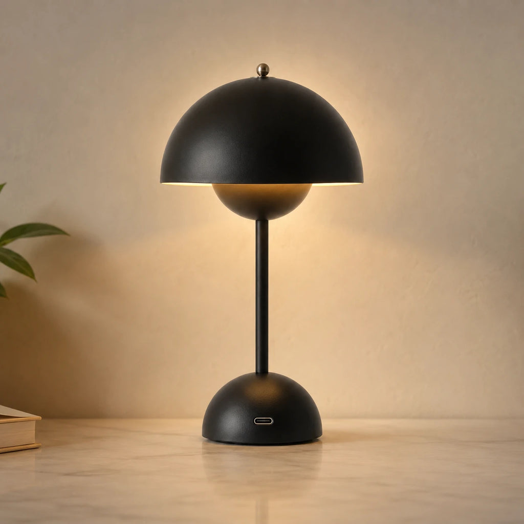 rechargeable-cordless-mushroom-table-lamp-black