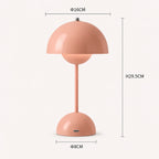 Rechargeable Cordless Mushroom Table Lamp