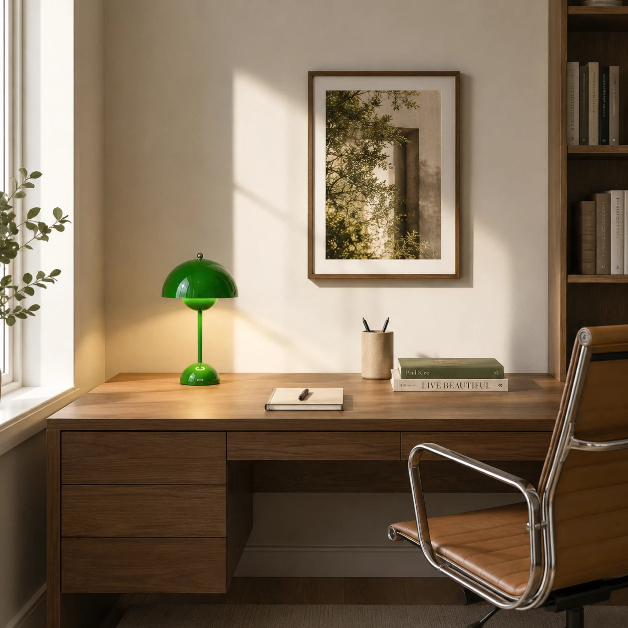 Rechargeable Cordless Mushroom Table Lamp