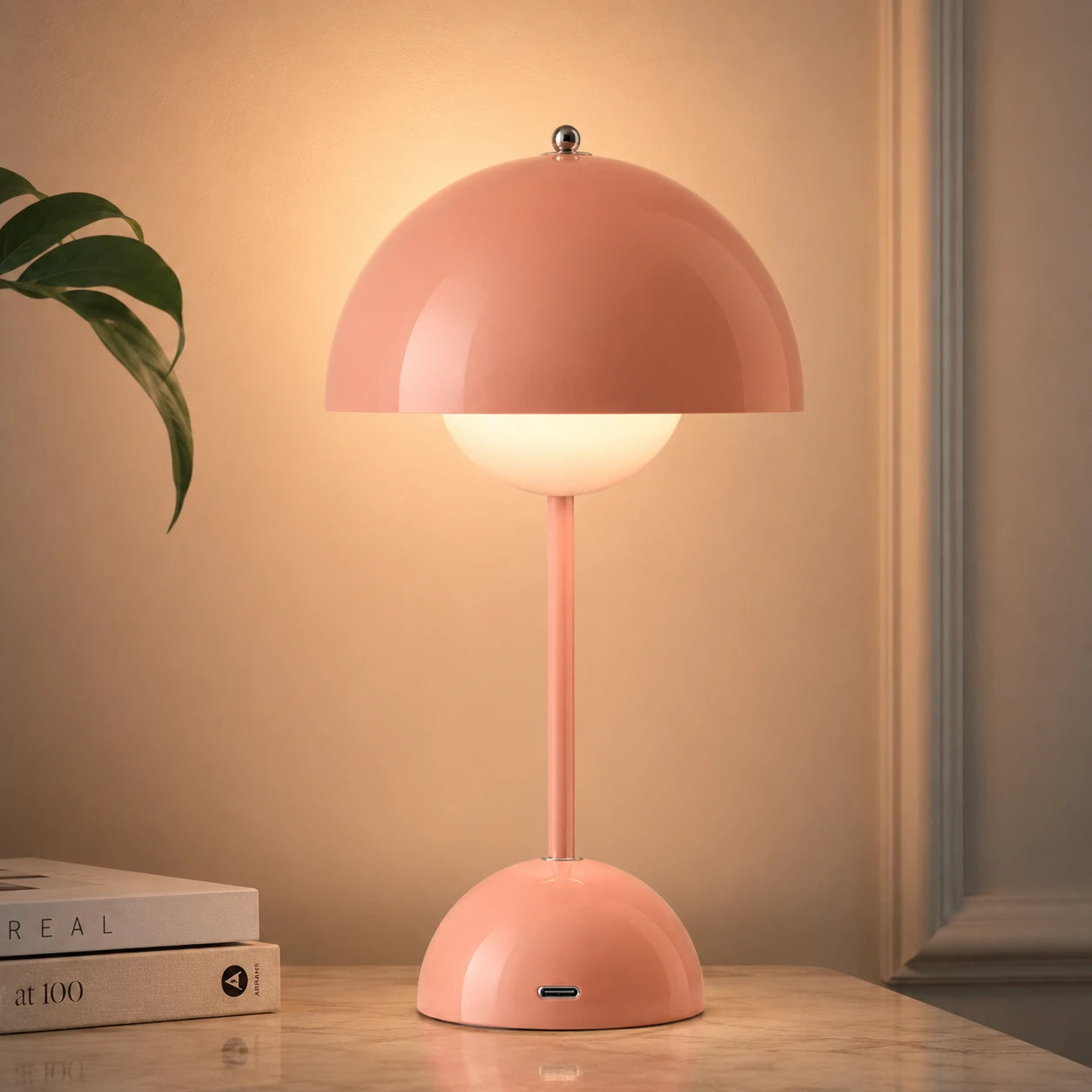 rechargeable-cordless-mushroom-table-lamp-pink