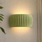 Ribbed Resin Nordic Wall Light