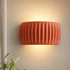 Ribbed Resin Nordic Wall Light
