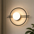 Ring Frame Globe Modern Wall Sconce
