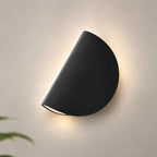 Rotating Half-Disc Modern Wall Light