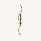 Sculptural Dual-Curve LED Modern Wall Light