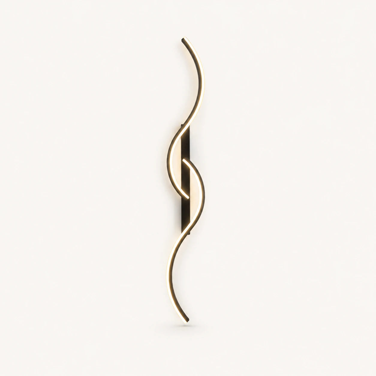 Sculptural Dual-Curve LED Modern Wall Light