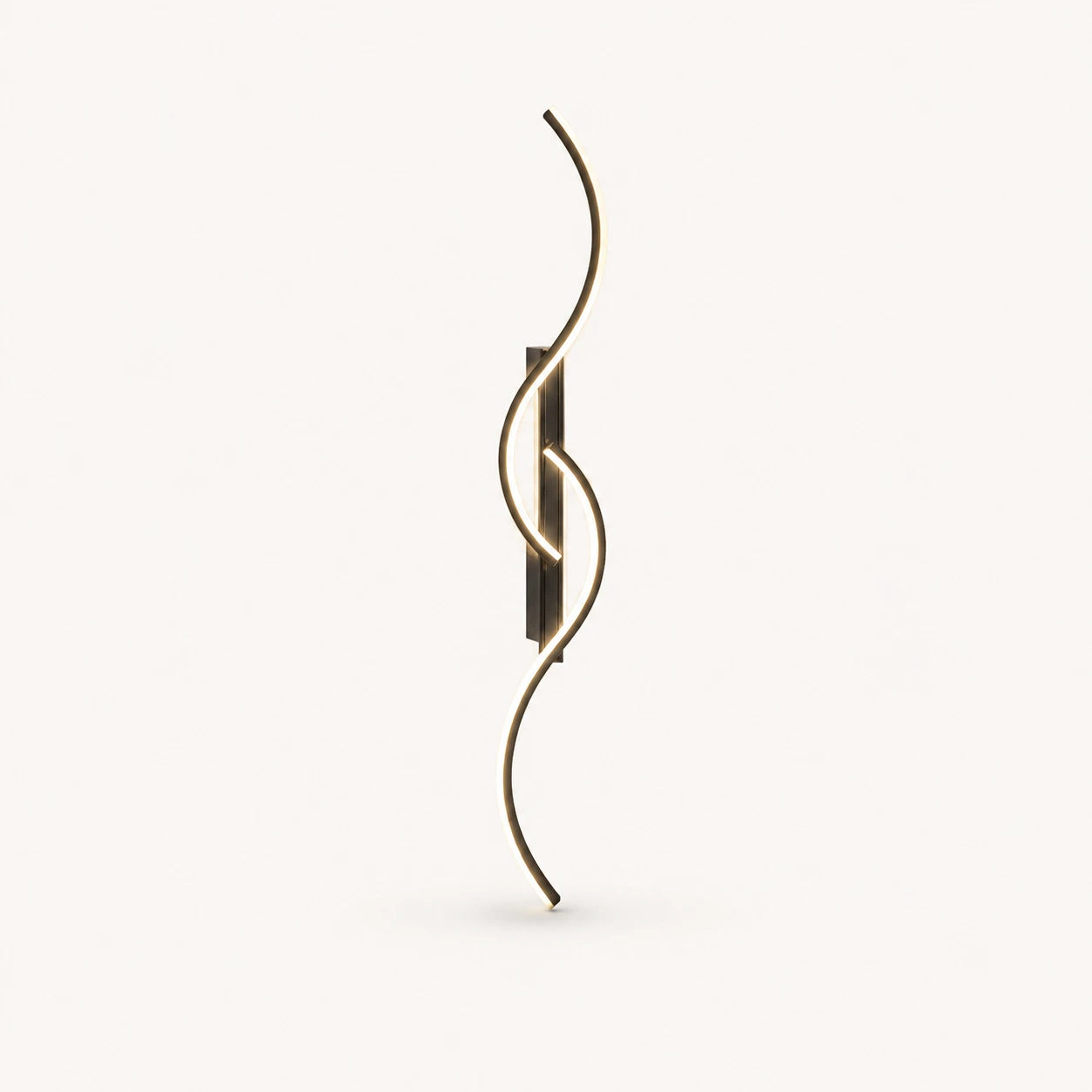Sculptural Dual-Curve LED Modern Wall Light