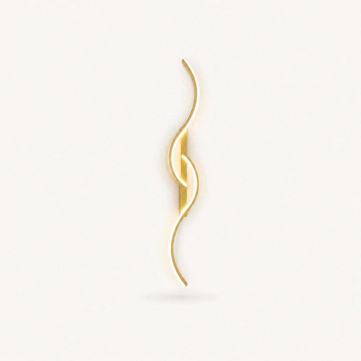 Sculptural Dual-Curve LED Modern Wall Light