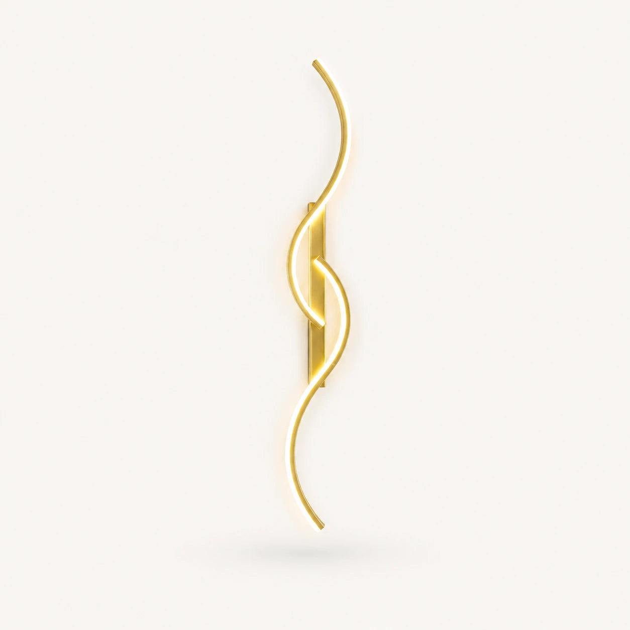 Sculptural Dual-Curve LED Modern Wall Light