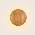 Wooden Backlit LED Japandi Wall Light